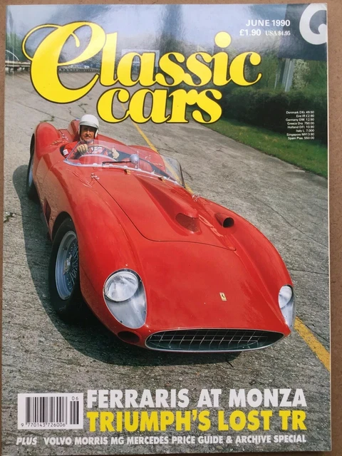 CLASSIC CARS MAGAZINE - June 1990 - Bugatti Type 57, Ferraris At Monza ...