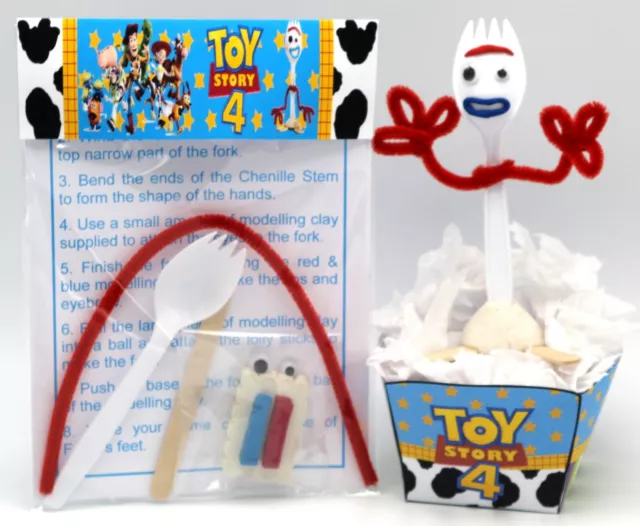 Make Your Own Forky Toy Story 4  Diy Kit Including A Special I'm Trash Bin