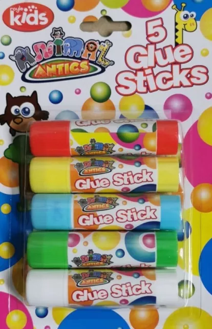 3 Twist Action Glue Sticks - Kids Children School Craft Art Non Toxic  Adhesives