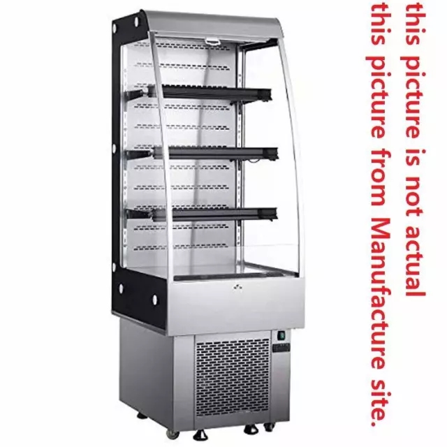 Adcraft BDVACM-250 Refrigerated Vertical Air Curtain Merchandiser, 250-Liter