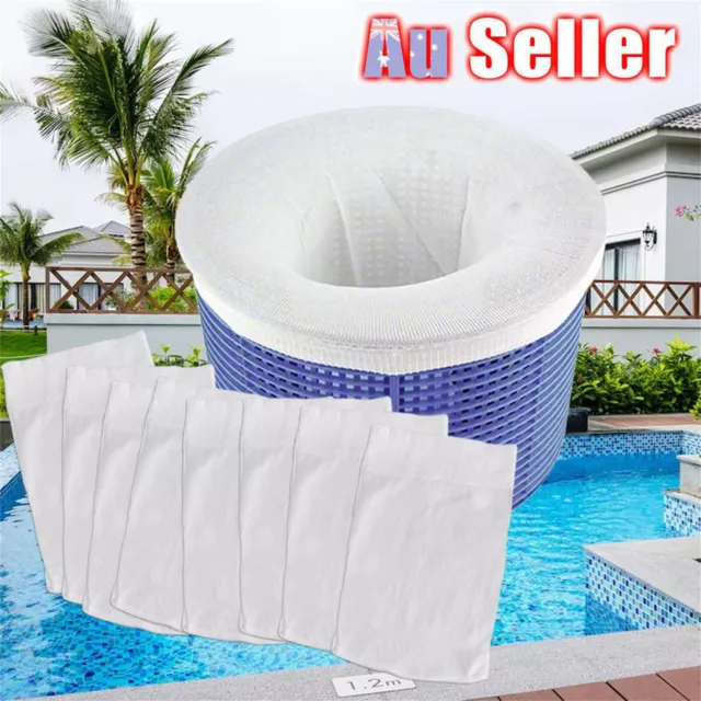 30x Swimming Pool Skimmer Socks Baskets Skimmers Net Filter Storage Bag AU Sell