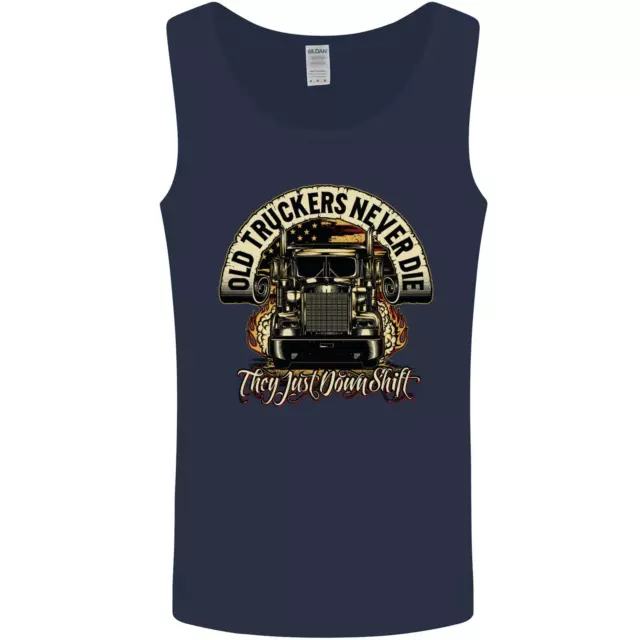 Gilet da uomo Old Truckers Never Die Camion Camion 3