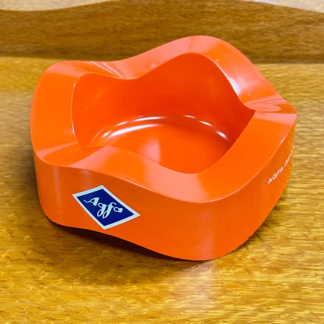 VTG AGFA HELIT Sinus stacking ashtray Germany Walter
