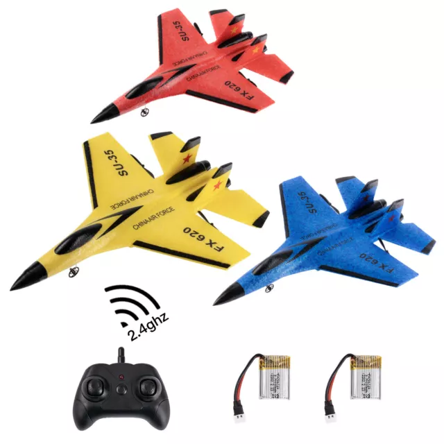 Kid Boy SU-35 Model Plane Toy EPP Foam Remote Control Airplane RC Glider