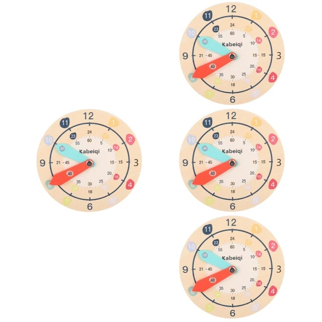 Learning Resources Kit Pour Élève D’une Horloge 24h Avec Ligne Numérotée - Outil Pédagogique Pour Apprendre L'Heure