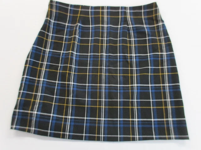 NEW LOOK Short Skirt, Mini Skirt, Tartan Pattern, Medium, UK 12 - NEW with Tag