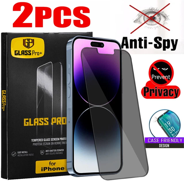 2X Tempered Glass Screen Protector For iPhone 15 14 13 12 11 Pro Max 8 7 Plus XR
