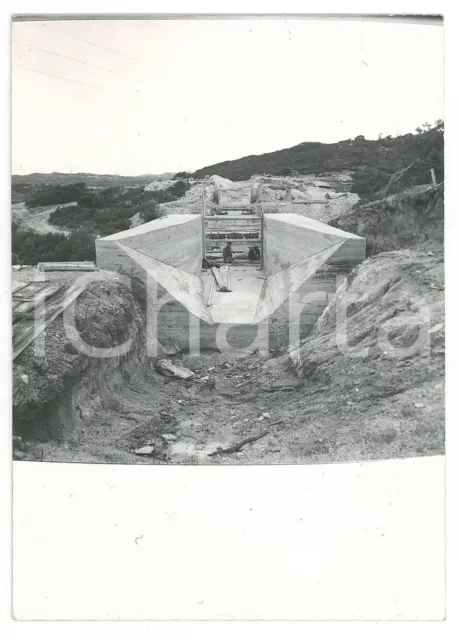 1965 ca SARDEGNA GALLURA - Ponte Canale 3 - Giunto di raccordo - Foto 10x15