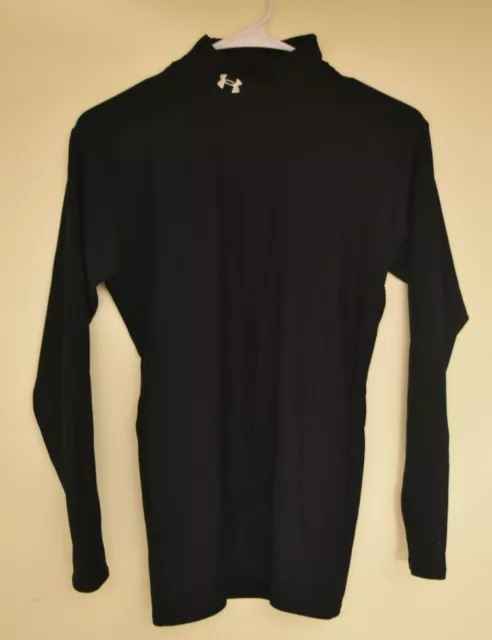 Black Men's Under Armour Coldgear Compression Long Sleeve Shirt ~ Size Medium