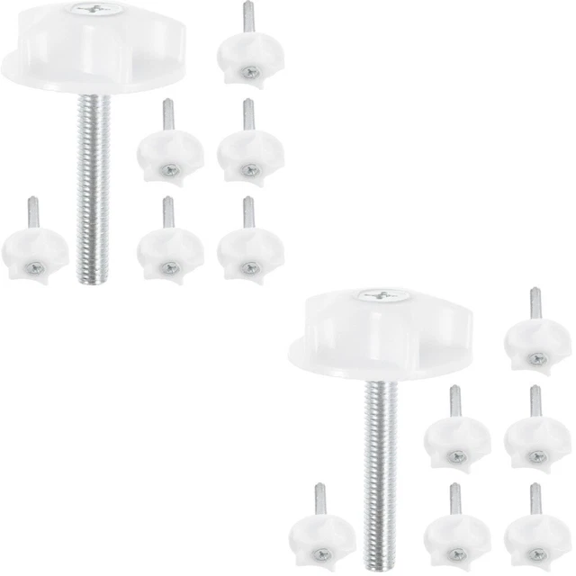 12 Pcs Bulloni Del Letto Bulloni Di Fissaggio Viti Per Mobili Piedini Regolabili