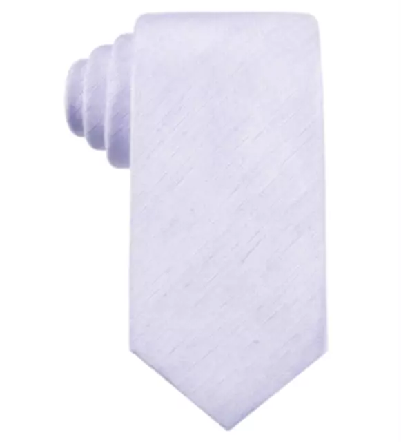 Ryan Seacrest Distinction Men's Seasonal Solid Slim Tie Purple One Size