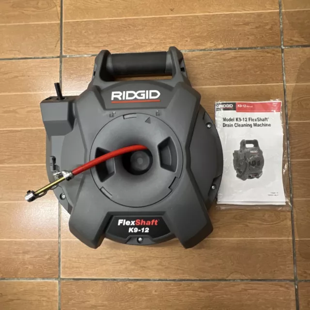 BRAND NEW Ridgid 74978 K9-12 30' FlexShaft Wall-to-Wall Drain Cleaning Machine
