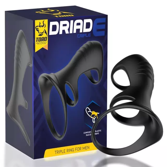 LOVECH - LOVE - Driade Triple Ring for Men Silicone
