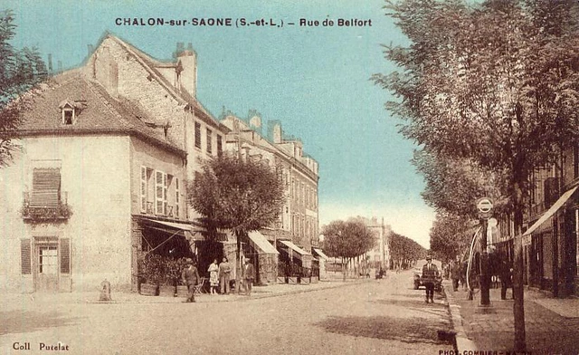 CHALON SUR SAÔNE Rue de Belfort (couleur) EUR 11,90 - PicClick FR