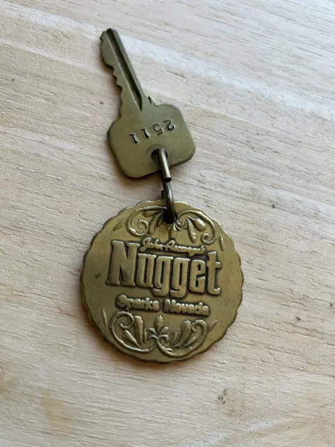 Vintage Keychain - John Ascuaga’s Nugget Casino Resort - RENO, Key 2511