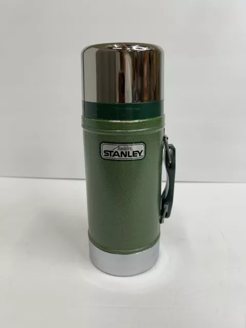 Stanley, Other, Vintage Aladdin Stanley A35b 24 Ounce Wide Mouth Thermos  Vacuum Bottle Green