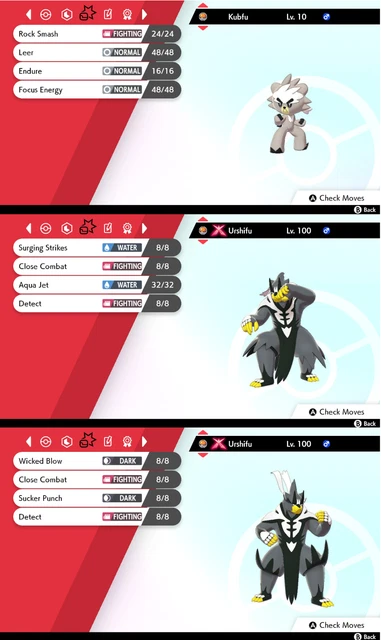 NON-SHINY KUBFU 6IV Lv. 10 Legendary Urshifu Pokemon De Home Écarlate NON-SHINY KUBFU 6IV Lv. 10 Legendary Urshifu Pokemon De Home Écarlate