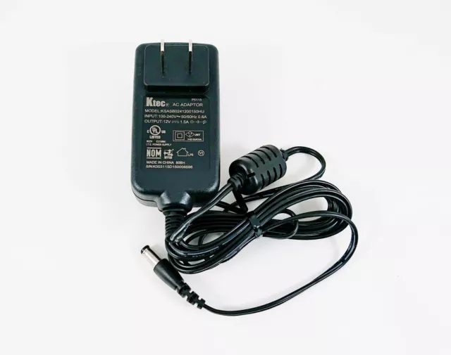 Authentic 1.5A AC Power Adapter for WD My Book Desktop External Hard Drive