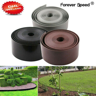 25m 50m Bordo Del Prato Letto Bordo per Vasi Sfalcio Giardino Scherma 2mm Braun 10m 