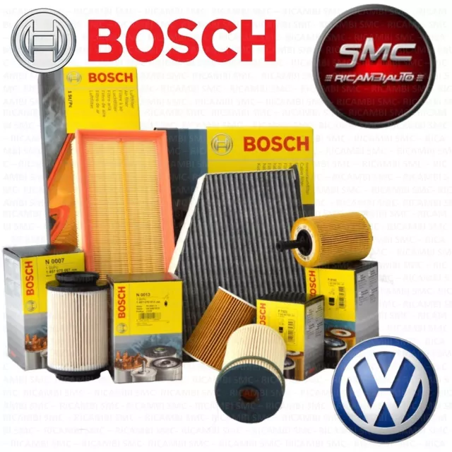 Kit tagliando 4 FILTRI BOSCH VW PASSAT 2.0 TDI 3C2 dal 2005 al 2010