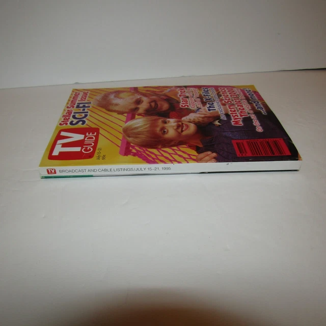 VINTAGE TV GUIDE Stellar Summer Sci-Fi Issue (July 15-21, 1995 ...