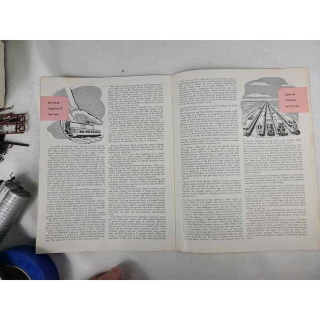 Chicago Railroad Fair Official Guide Book 1948 Booklet Souvenir 4
