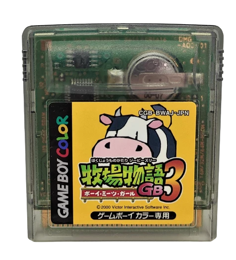 Genuine JAPANESE Harvest Moon 3 GBC for Nintendo Game Boy Color NTSC-J Import