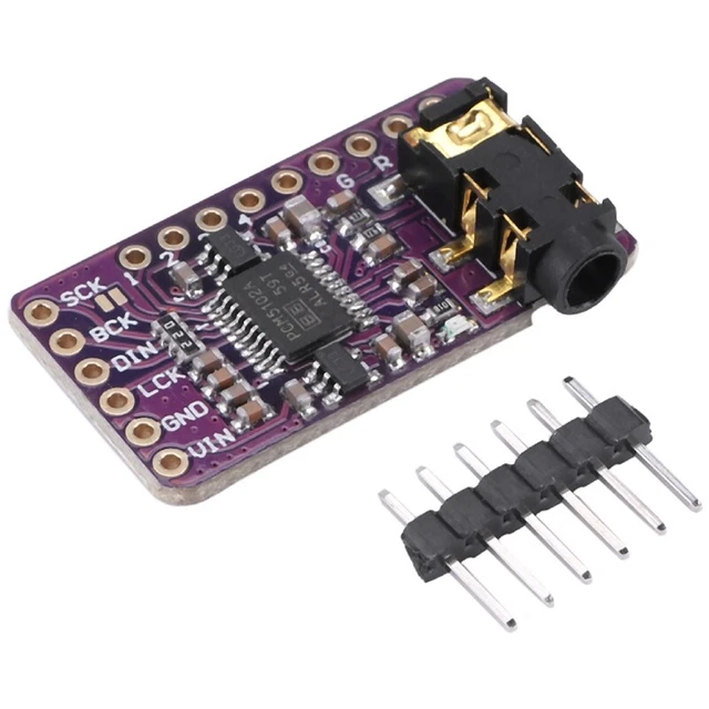 PCM5102 I2S IIS Digital Audio DAC Decoder Module Stereo DAC Digital-to-Analog W5H2