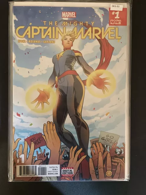 The Mighty Captain Marvel 1 High Grade 9.8 Marvel Now Comic Book D83-93