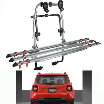BIC PORTABICI POSTERIORE STAND UP 3 BINARI PER JEEP RENEGADE 2017 3 BICI UOMO DONNA 