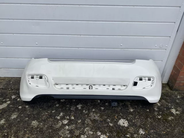 Fiat 500s Rear Bumper (genuine) White