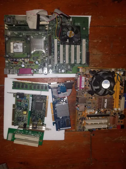 1.7kg Of Motherboards And Chips Parts Scrap Cards Old Vidoe Cards