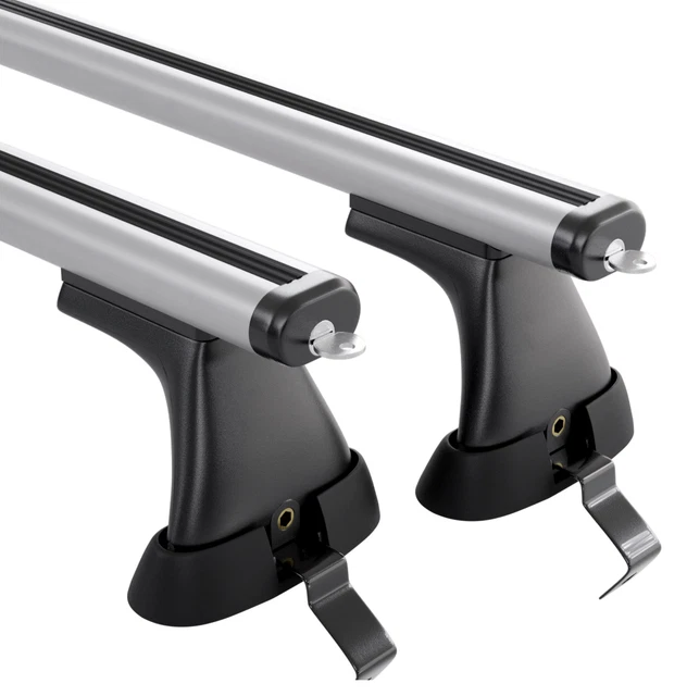 ROOF BARS M0KL 120cm Pair of For Skoda Fabia mk II Hatchback