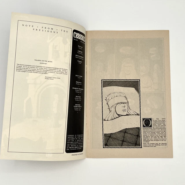 Cerebus Jaka Story #5 Signed by Dave Sim 1989 (COA) Aardvark-Vanaheim Publishing 3