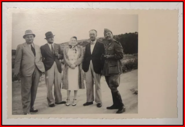 Fotografia d'epoca Militaria foto cartolina uomo in divisa militare anni 30 40