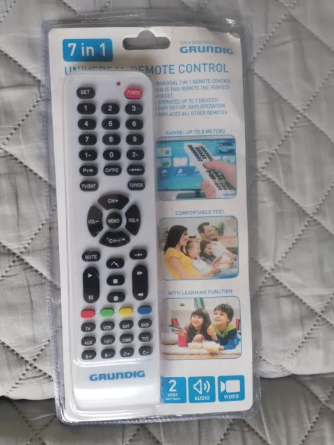 Télécommande Universelle GRUNDIG TV CD VCR DVD SAT CABLE HIFI