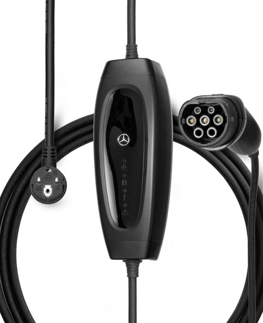 EVloaded Spiral-Ladekabel Type 2 - 11kW, 3-phasig, 3m Für Elektroautos - TÜV-geprüft & IP54