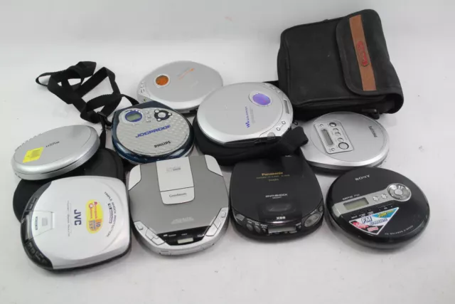 Sony Discman / CD Walkman / Personal CD Players Inc. JVC UNTESTED