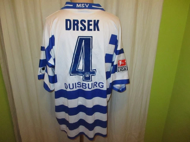 Maillot MSV Duisburg 100e Anniversaire (1902-2002) - N°4 Drsek - Taille XXL - Uhlsport