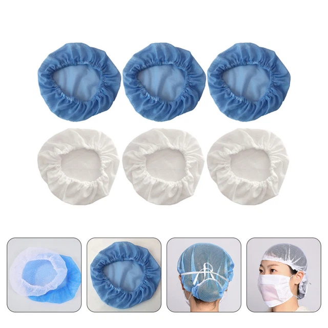 6 piezas Cocina Cocina Sombrero Hombre Fábrica Gorro Trabajo Sombrero Para Hogar Fábrica Cocina