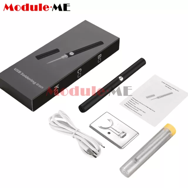 15W Cordless Soldering Iron USB Rechargeable Electric Welding Iron Tool Kit
