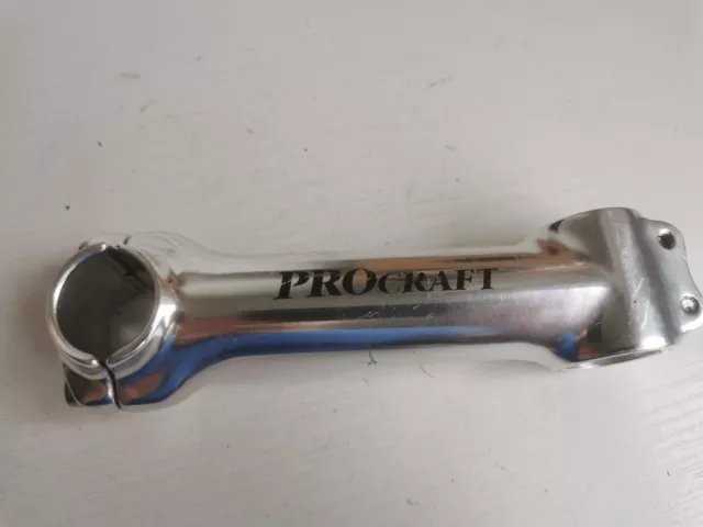 Retro MTB 90s Procraft Stem 1 1/8" 28.6mm 6 deg 130 mm 25.4 mm Clamp Threadless