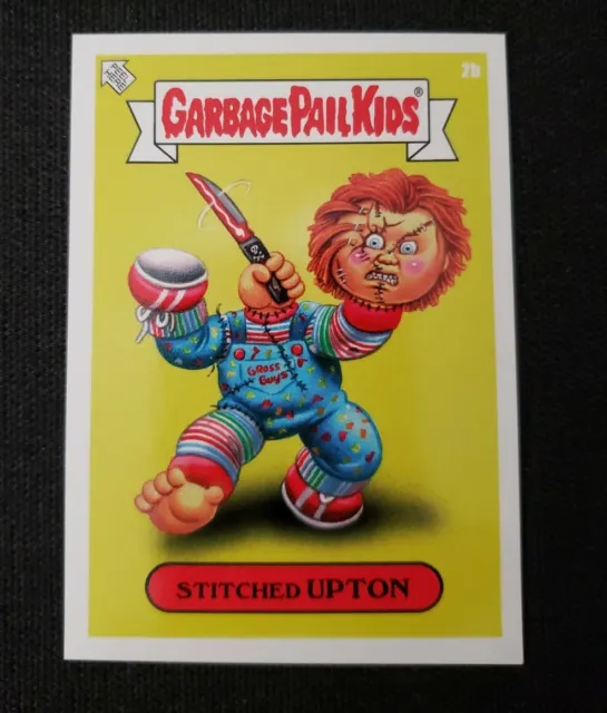 2021 Garbage Pail Kids Oh The Horror-ible STITCHED UPTON Card 2b Topps Chuck GPK