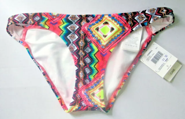 VOLCOM Last Call Full Bikini Bottoms Multicolor Abstract Print XS NEW WITH TAGS 3