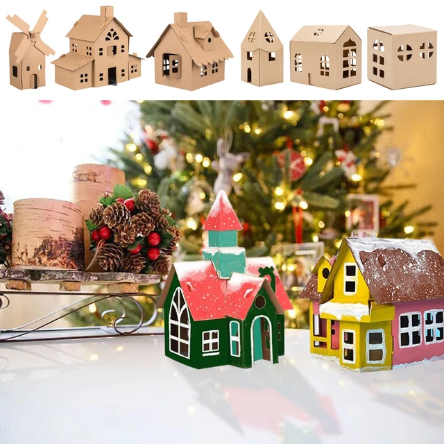 Cottage Model Kit | Kid DIY Handmade House Toy Craft Toys For Christmas Gifts