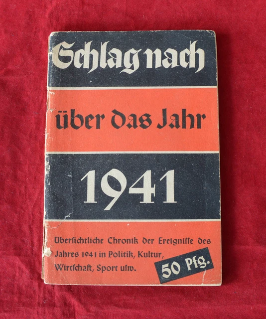 GERMAN WW2 BOOK Overview of the events of 1941 37.00 PicClick
