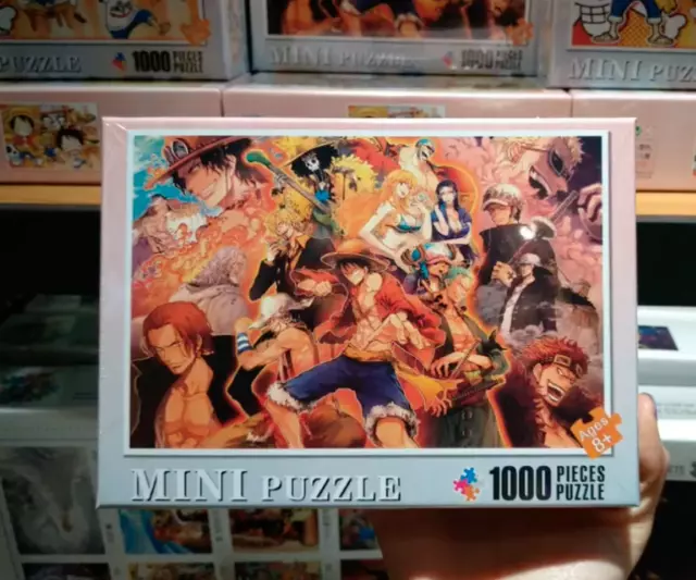 One Piece Show- 1000 Pieces Mini Jigsaw Puzzles for Adults & Kids Puzzle 38*26cm
