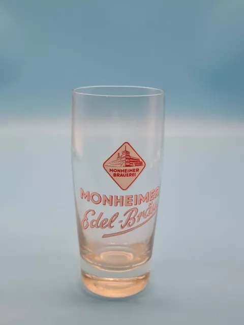 Monheimer 0,2l Brauerei Bierglas Bier Glas alt Pils