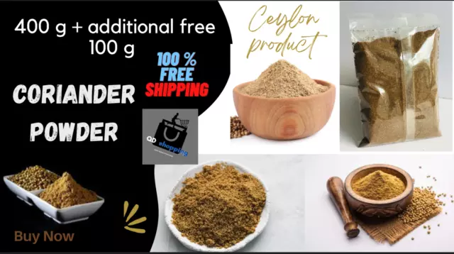 Natural Organic Coriander Seeds Powder Grade A Free Shipping 100% From Sri Lanka
