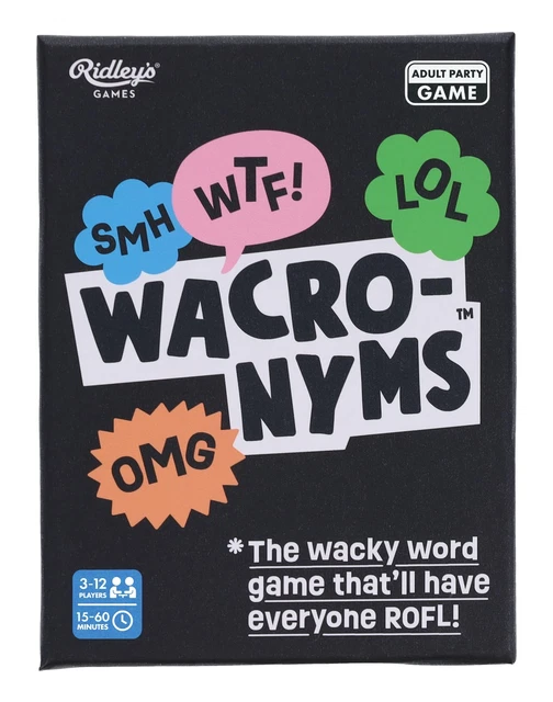 Wacronyms (US IMPORT) ACC NEW